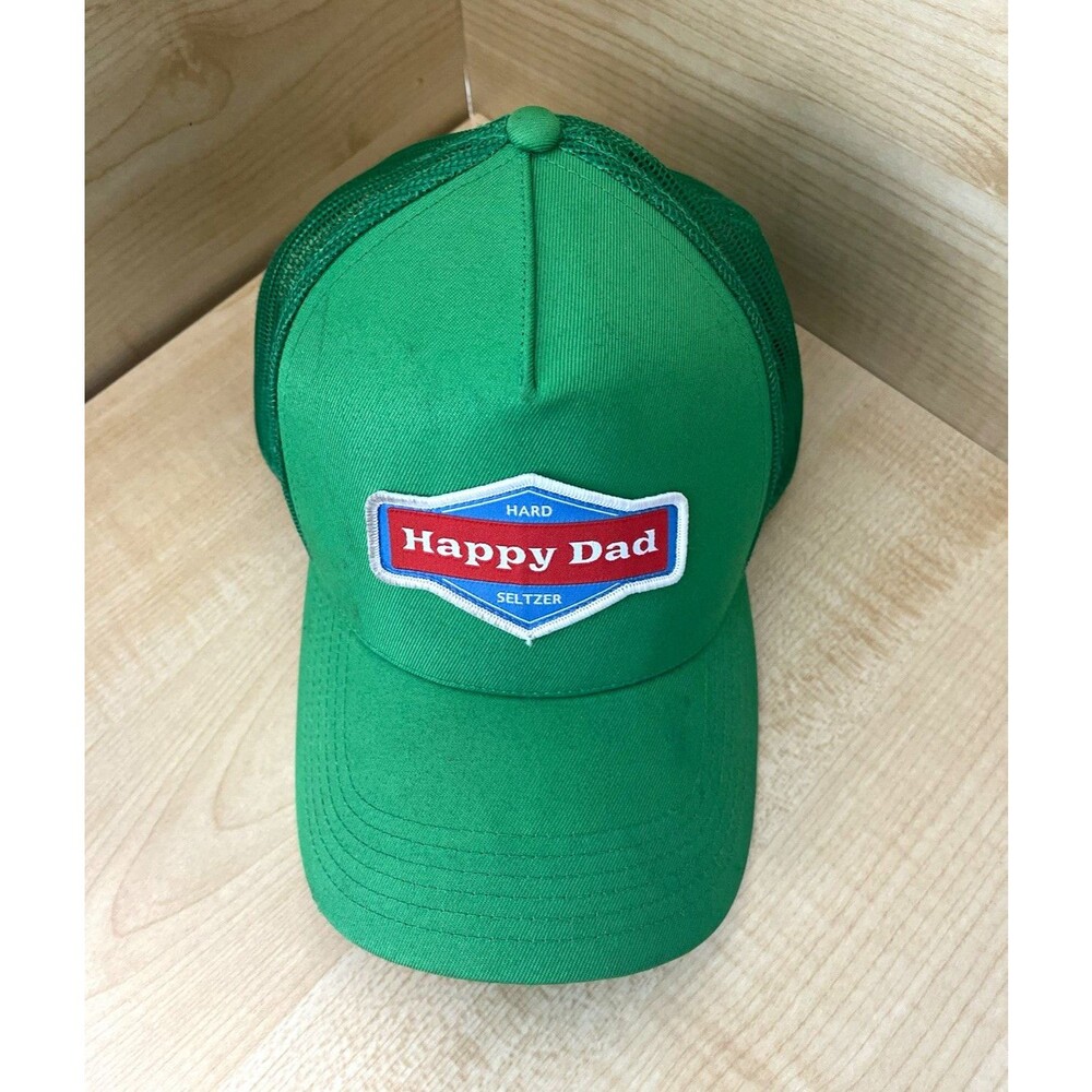 Happy Dad Full Send Green Mesh Trucker Hat Cap Snapback Nelk